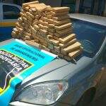 Polícia encontra 110 kg de maconha em carro com placas do RS