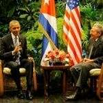 Dia histórico: Obama se encontra com Raúl Castro em Havana