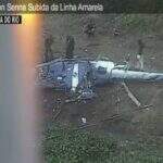 Após dia de confronto com traficantes, helicóptero da PM cai no Rio de Janeiro