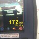 No 1º feriado de multas mais caras, condutor é flagrado a 172 km/h em MS