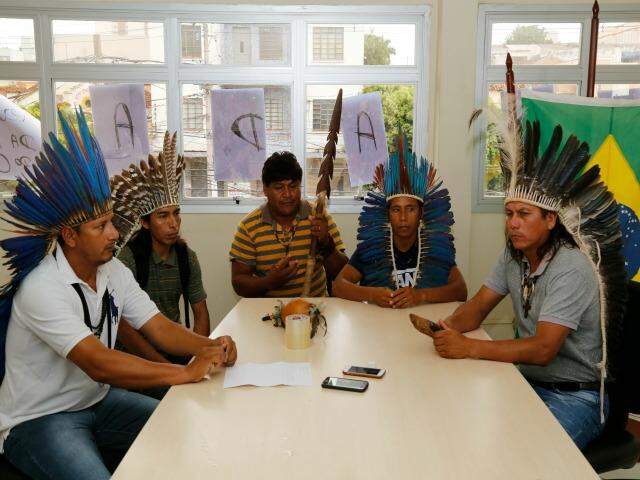Reunião aumenta número de lideranças indígenas no prédio da Funai