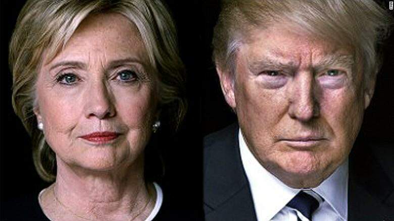 Em nova pesquisa, Trump está à frente de Hillary na corrida eleitoral dos EUA