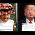 Príncipe saudita felicita Trump depois de insultá-lo