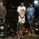 Polícia quebra desmonte de motos roubadas e prende três na fronteira