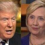 Hillary Clinton e Trump fazem último debate antes das eleições dos EUA