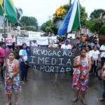 Indígenas da etnia Kadiwéu fazem protesto contra ‘PEC do Teto’