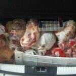 Ladrões furtam restaurante e com carro carregado de carne acabam presos pela polícia