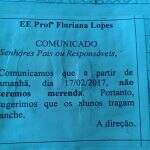 Governo alega que ‘todas as escolas’ receberão merenda na segunda