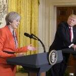 Theresa May e Donald Trump querem ampliar cooperação militar e econômica