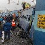 Acidente de trem deixa pelo menos 36 mortos na Índia