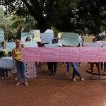 Choque faz ‘batida’ durante protesto de parentes de presos no Centro