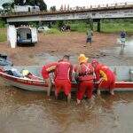 Corpo de morador da Capital é resgatado 2 dias após cair de ponte em Rio Brilhante