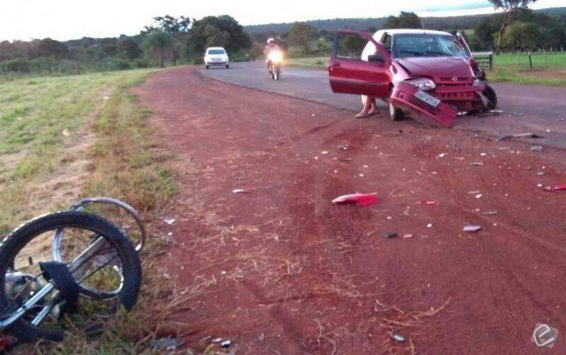 Passageira morre no hospital após acidente em estrada com morte de motociclista