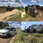 Acidente entre caminhão e dois veículos deixa três mortos em rodovia