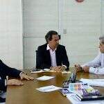 Puccinelli faz visita surpresa ao prefeito Marquinhos Trad