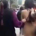 VÍDEO: Esposa traída obriga amante desfilar pelada nas ruas da China