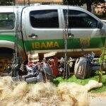 Operação do Ibama contra pesca predatória recolhe rede ‘altamente devastadora’ em MS
