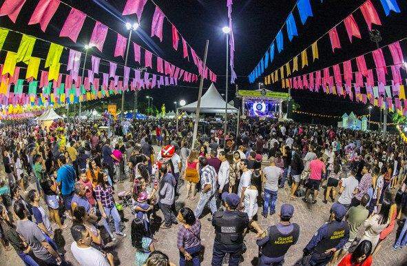 Arraial do Banho de São João em Corumbá. (Foto: Clóvis Neto/Divulgação/Prefeitura)