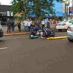 Ciclista avança sinal e morre atropelado no Centro de Dourados