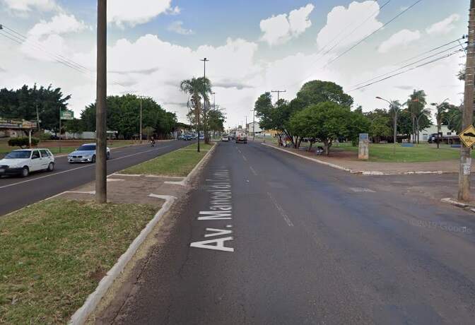 Região onde aconteceu o assalto (Google Street View)