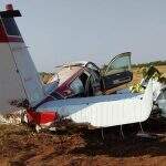 Aeronave cai em fazenda e piloto é socorrido com ferimentos em MS