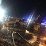Avião com oito passageiros pega fogo em aeroporto nas Filipinas