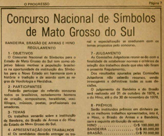 MS 40 anos: conheça 5 curiosidades sobre o hino oficial de Mato Grosso do Sul