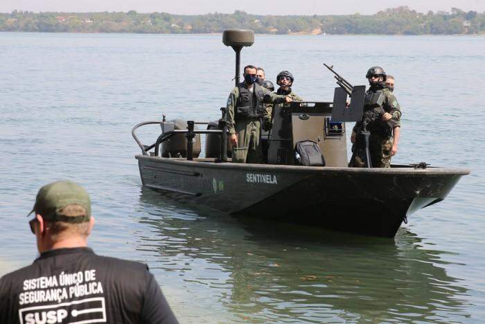 Base náutica na divisa de MS com PR vai fortalecer combate ao crime organizado