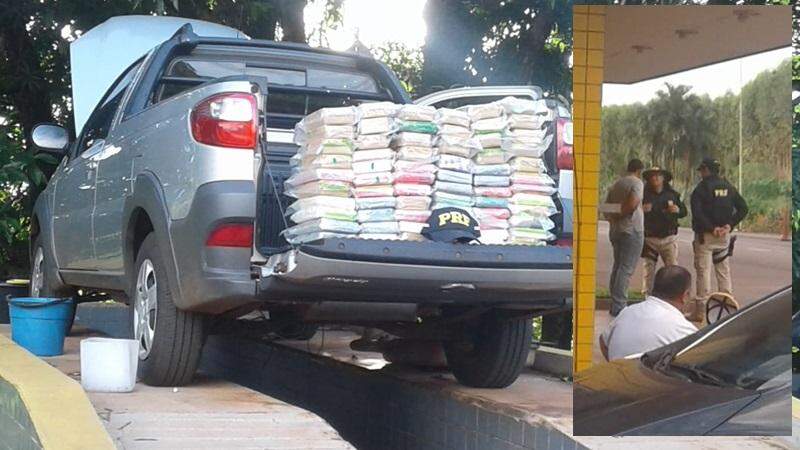 Foi longe: jovem de MS é preso com 71 quilos de cocaína em Goiás