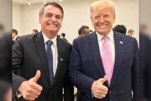Trump e Bolsonaro em foto publicada por Jair em seu Twitter há algum tempo
