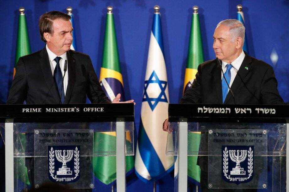 Bolsonaro e Netanyahu vão anunciar criação de escritório em Jerusalém