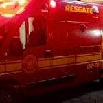 Homem é socorrido após colisão entre carros na MS-162, mas morre em hospital