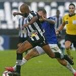Botafogo leva sufoco, empata com Cruzeiro e perde a chance de liderar a Série B