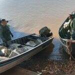 Traficante tentava atravessar meia tonelada de maconha em barco no rio Paraná