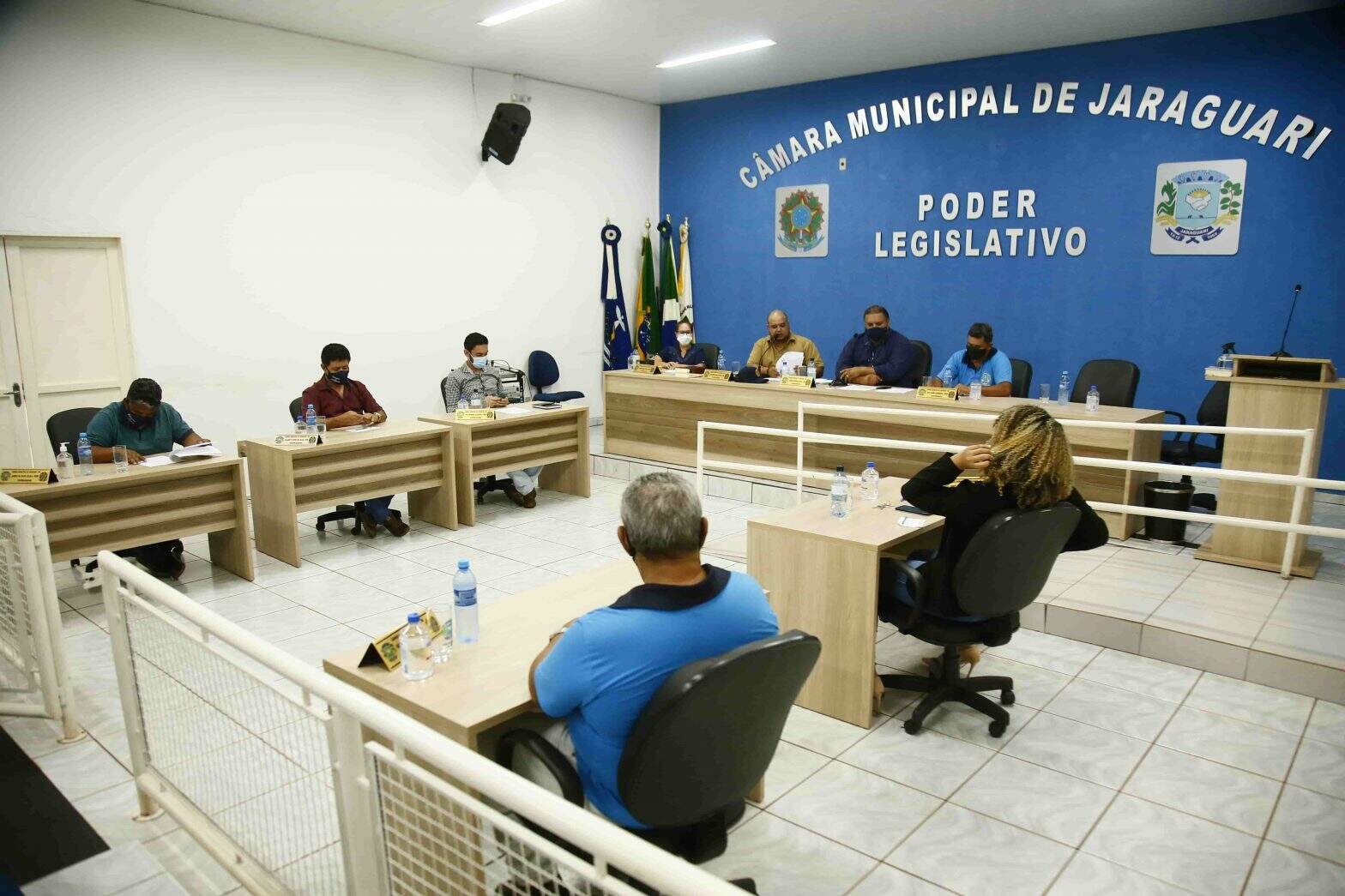 Sessão Ordinária da Câmara de Jaraguari discutiu um projeto de emenda e uma moção.