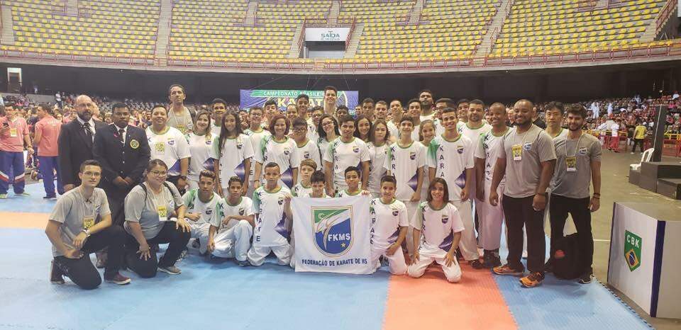 Atletas de MS faturam 22 medalhas no Campeonato Brasileiro de Karatê
