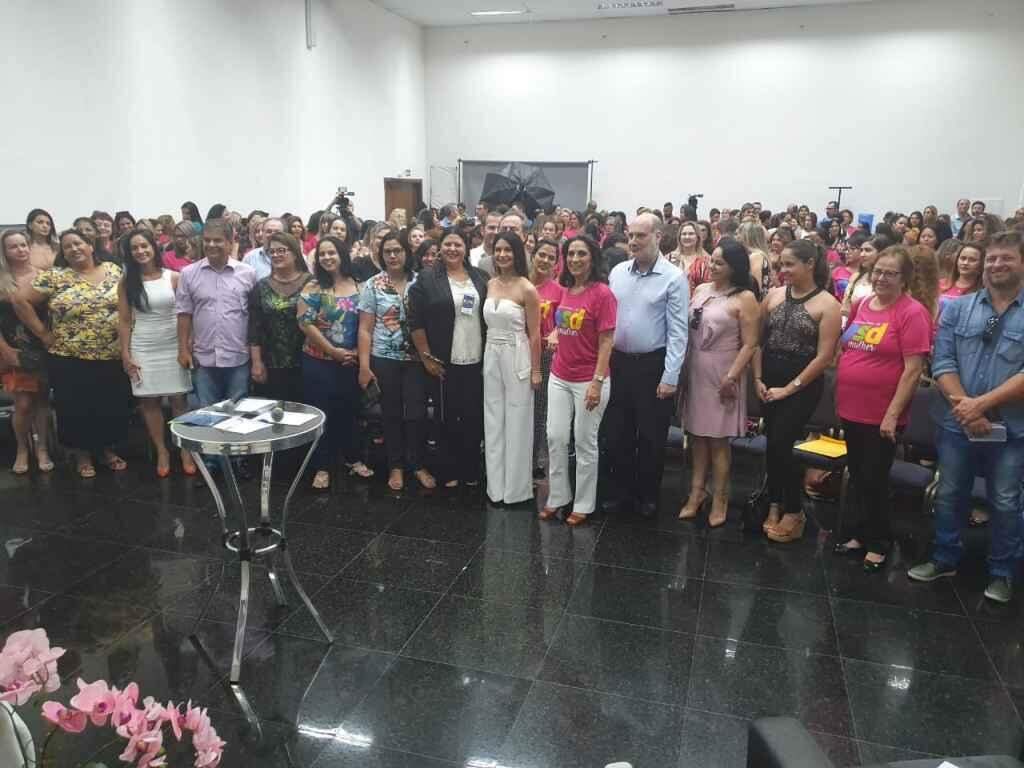 Carla Stephanini em evento do PSD (Divulgação)