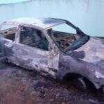VÍDEO: carro furtado é abandonado e incendiado no Centro-Oeste