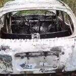 Veículo de homem desaparecido é encontrado queimado na fronteira