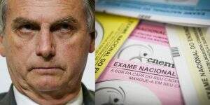 O presidente Jair Bolsonaro voltou a atacar a formulação do Enem (Exame Nacional do Ensino Médio) nesta quarta-feira (17)