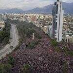 Manifestação em Santiago, no Chile, reúne cerca de 1 milhão