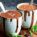 Chocolate quente cremoso em 10 minutos