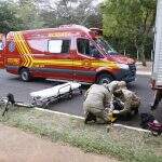 Ciclista que colidiu em caminhão estacionado estava foragido de presídio