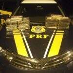 Com cocaína avaliada em mais de R$ 1 milhão, motorista acaba preso pela PRF