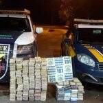 Trio de traficantes derruba 142 quilos de cocaína durante tentativa de fuga