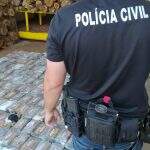 Polícia incinera 246 quilos de cocaína apreendidos em helicóptero que explodiu na fronteira de MS