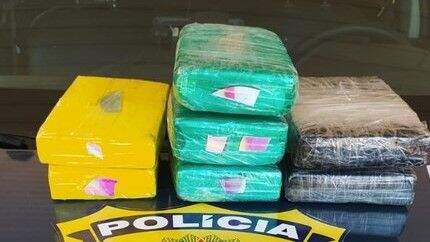 Procurado por homicídio no Paraná é preso em Miranda com cocaína em carro de aplicativo