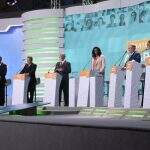 Sem Bolsonaro, Haddad rivaliza com Alckmin e Meirelles em 1º debate na TV