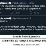 Bolsonaro marca coletiva para 17h e diz que vai restabelecer a verdade