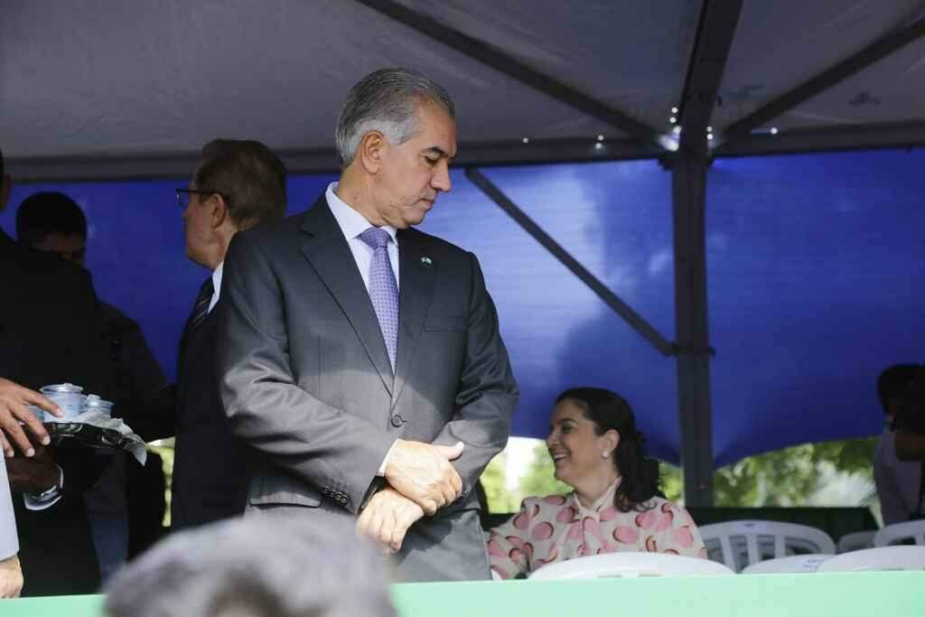 Governador Reinaldo Azambuja (Henrique Arakaki